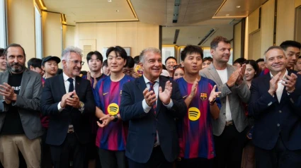 Joan Laporta hace balance de la situación del Barça
