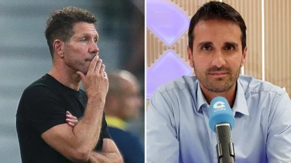 Diego Pablo Simeone y Guille Uzquiano