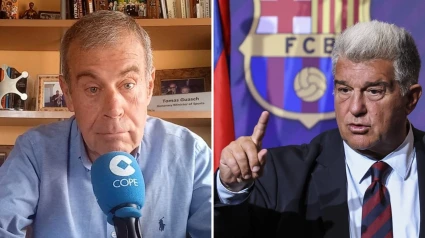 Tomas Guasch y Joan Laporta