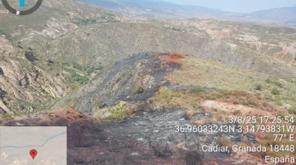 Incendio en Cadiar