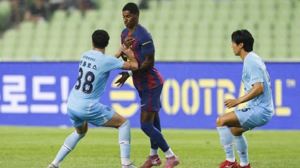 Marcus Rashford, en el amistoso ante el Daegu
