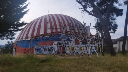 Así está hoy en día el Circo de los Muchachos en Bemposta (Ourense)
