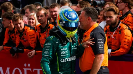 Fernando Alonso, durante su participación en el GP de Hungría de Fórmula 1