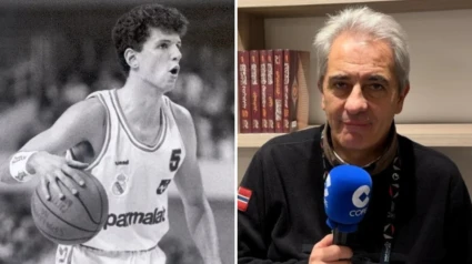 Drazen Petrovic y Manolo Lama