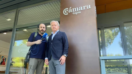 El director de la Feria de Muestras, Álvaro Alonso-Ordás, en el programa especial de COPE Asturias desde FIDMA 2025