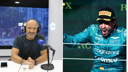 Antonio Lobato y Fernando Alonso