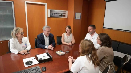 Visita de conselleiro Sanidade al Hospital Arquitecto Marcide de Ferrol