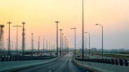 Dammam - Vista de la carretera de Khobar - Arabia Saudita