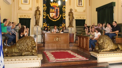 Imagen de archivo de un pleno del Ayuntamiento de la localidad murciana de Jumilla