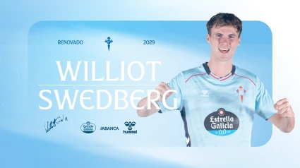 Williot Swedberg renovado con el Celta hasta 2029