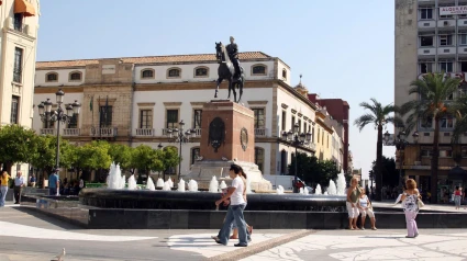 Monumento al Gran Capitán en la Plaza de las Tendillas en Córdoba