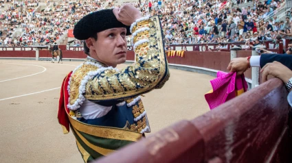 Fabio Jiménez, en su último paseíllo en la plaza de toros de Las Ventas