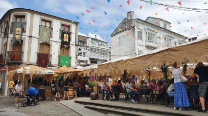 COPE Ribadeo, en el Mercado Medieval de Mondoñedo