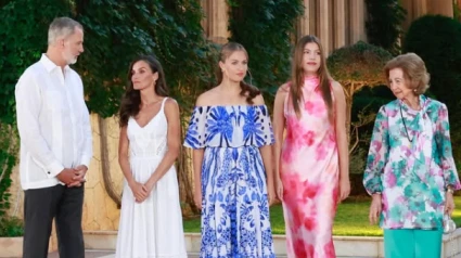 La familia real en Marivent