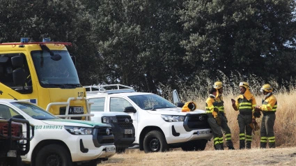 Los vecinos de Las Médulas, en León, en vilo por el incendio declarado en Yeres: "Hay mucha incertidumbre"