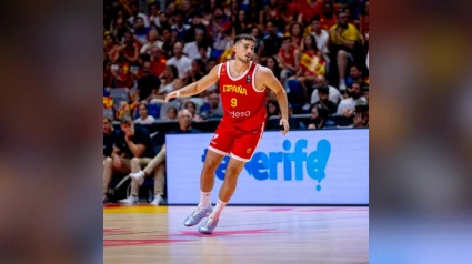Guillem Ferrando en un partido con la España B
