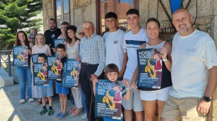 Participantes en la presentación del cartel de Noite de Bolos
