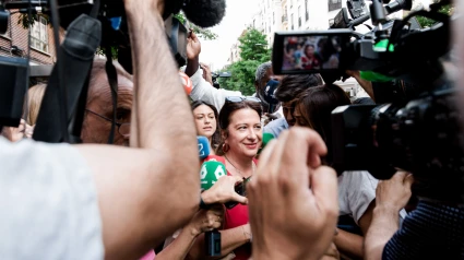 Archivo - Imagen de archivo de la exmilitante socialista Leire Díez a su salida de la sede del PSOE en Ferraz el pasado 3 de junio de 2025, en Madrid (España).