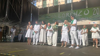 Momento del homenaje a La Casa del Pintor