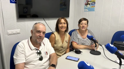 Fernando Martínez, Mariví Esteban y Mari Carmen Gómez