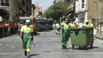Recogida de resíduos en San Lorenzo