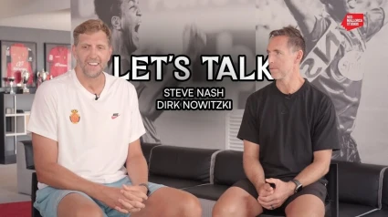 Dirk Nowitzki y Steve Nash