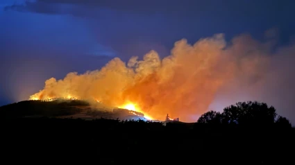 Los incendios pusieron en jaque a La Rioja Alta