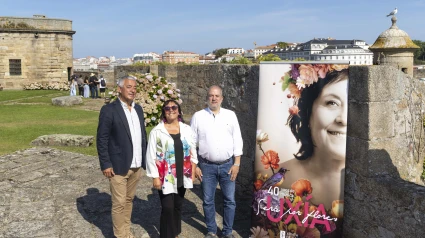 Presentación del concierto de Uxía en María Pita (A Coruña)
