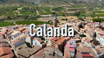 Imagen de Calanda en la plataforma "Vente a vivir a un pueblo"