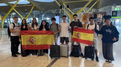 Los españoles que viajaron a Florida para la final mundial (Fuente: SPANISH SPACE INITIATIVE)