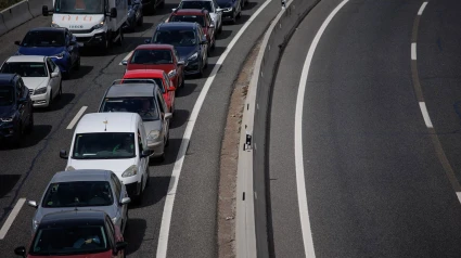 Atasco en la autovía