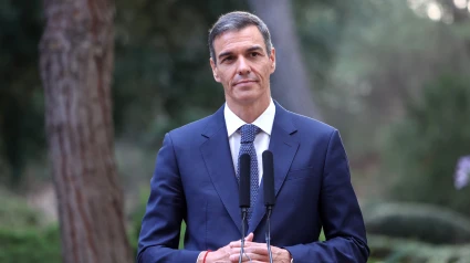 (Foto de ARCHIVO)El presidente del Gobierno, Pedro Sánchez, ofrece una rueda de prensa, tras un despacho con El Rey Felipe VI, en el ?Palacio de Marivent, a 29 de julio de 2025, en Palma de Mallorca, Islas Baleares (España).Isaac Buj / Europa Press29 JULIO 2025;REY;DESPACHO;PRESIDENTE;GOBIERNO;FELIPE;REY FELIPE;MARIVENT;PALACIO;MALLORCA;COMPARECENCIA;ATENCIÓN A LOS MEDIOS;29/7/2025