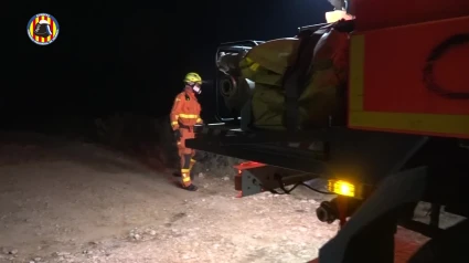 Incendio en Teresa de Cofrentes