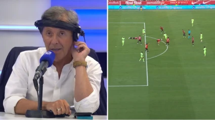La reacción de Paco González al segundo gol del Barcelona ante el Mallorca