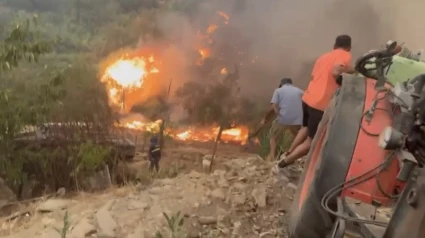 Los incendios obligaron a evacuaciones, confinamientos y situaciones de peligro para las viviendas