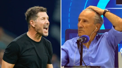 Diego Pablo Simeone y José Antonio Martín Otín 'Petón'