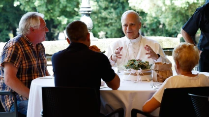 Papa León en Castel Gandolfo