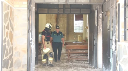 Detenido el presunto autor de un incendio en la iglesia de Albuñol (Granada)