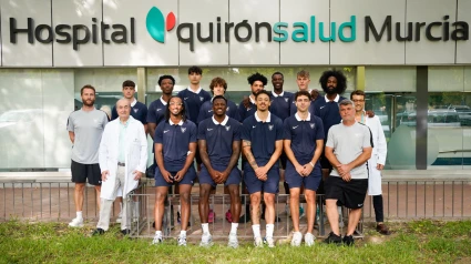 UCAM CB pasó los primeros reconocimientos médicos en Quironsalud