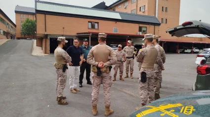Llegada de la UME a Ávila para la prevención de incendios en la provincia