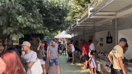 Imagen de la feria del libro de Jaca