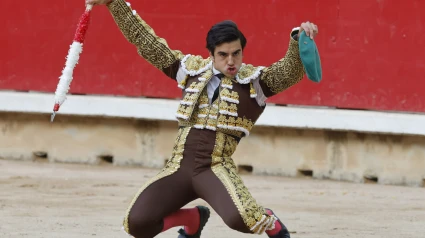 Jesús Enrique Colombo, durante su actuación en los últimos 'Sanfermines' de Pamplona