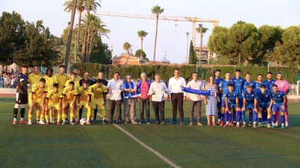 Once inicial del Hércules en el amistoso en Mutxamel.