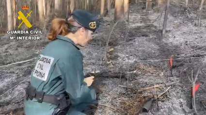 Investigado un vecino de Ponferrada (León) por un incendio forestal que arrasó 130 hectáreas