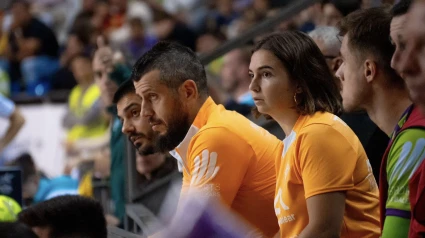 Coll, durante un partido