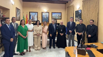 Momento de la firma del convenio