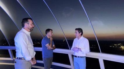 El alcalde de Albacete, en el Mirador de la Fiesta del Árbol