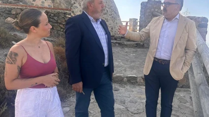 Visita del delegado de Justicia, Administración Local y Función Pública de la Junta en Granada, Luis Recuerda, al municipio de Polopos