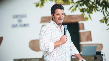 Xosé Antonio Touriñán, na presentación do Castelo Conta 2025