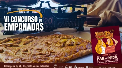 Cartel del concurso empanadas de Neda